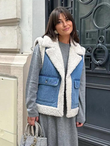 Trendy denim cardigans for women