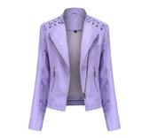 Women's Genuine Lambskin Leather Jacket | Concealed Zipper