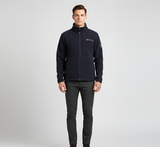 Men’s Full Zip Fleece Jacket Stand Collar Outdoor Casual Layer