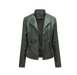 Lamb leather jacket for autumn