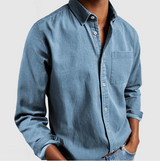 Men's Refined Vintage-Cut 100% Cotton Shirt