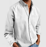 Men's Refined Vintage-Cut 100% Cotton Shirt