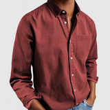 Men's Refined Vintage-Cut 100% Cotton Shirt