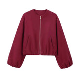 Leichte Bomberjacke Damen - Cecile LavelleRot