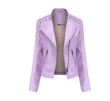 Women's Genuine Lambskin Leather Jacket | Concealed Zipper