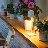 Waterproof LED table lamp with Alexa: minimalistic design and voice control