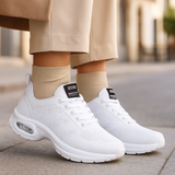 Women's purple breathable mesh sports shoes