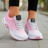 Women's purple breathable mesh sports shoes