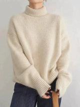 Women's Cashmere Turtleneck Sweater | Natural Insulation