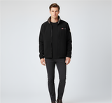 Men’s Full Zip Fleece Jacket with Stand Collar and Pockets