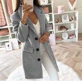 Coat with two rows of buttons - Lyla