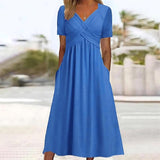 Midi Dress with Tummy Coverage