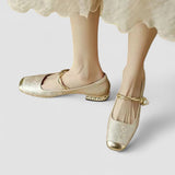 Stylish orthopedic shoes with ergonomic sole and round toe for women, comfortable and versatile for office or everyday wear