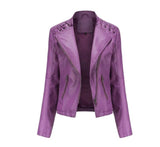 Lamb leather jacket for autumn