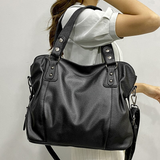 Women's Large Vegan Leather Tote Bag