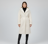 Women’s Long Teddy Coat Hooded Faux Fur Winter Coat